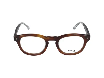 Lozza Eyeglasses  Vl4269 0706 Shiny Havana 48/22/140 In Brown