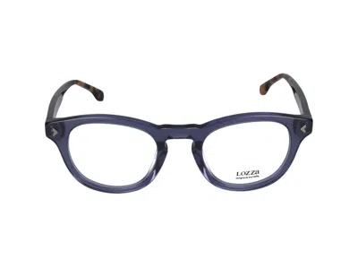 Lozza Eyeglasses  Vl4269 0agq Shiny Transparent Blue 48/22/140