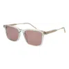 Lozza Gray Cellulose Acetate Sunglasses In Pink