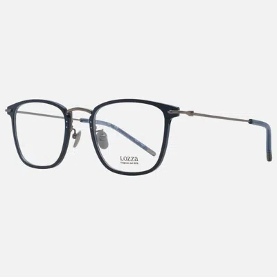 Lozza Gray Metal Glasses Men's (frames) In Black