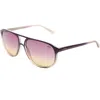 Lozza Unisex Sunglasses  Sl1872580n76  58 Mm Gbby2 In Purple