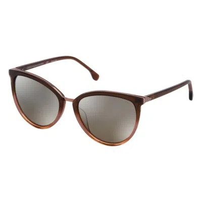 Lozza Ladies' Sunglasses  Sl4161m567s6x  56 Mm Gbby2 In Brown