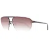 Lozza Brown Men Sunglasses In Silver