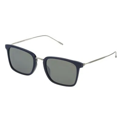 Lozza Men's Sunglasses  Sl418054d82x Blue  54 Mm Gbby2 In Black
