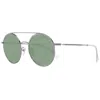Lozza Gray Unisex Sunglasses In Green