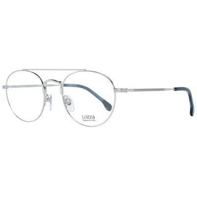 Lozza Silver Men Optical Frames In Metallic