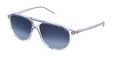 Lozza Sl1827q 880b Occhiali Da Sole Bianchi Per Uomo In White