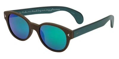 Lozza Sl1913m Ampv Men's Sunglasses Brown Size 50