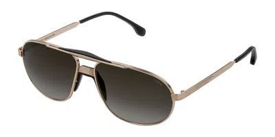 Lozza Sl2368 Ziloro 0300 Occhiali Da Sole Oro Per Uomo In Gold