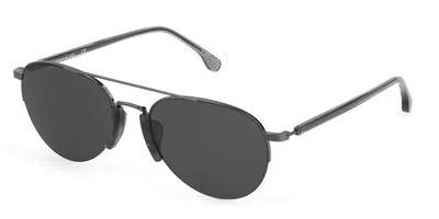 Lozza Sl2394 0568 Men's Sunglasses Gunmetal Size 57 In Gray