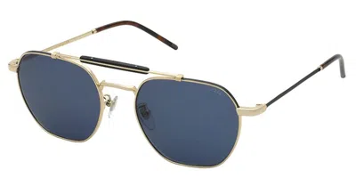 Lozza Sl2427 Treviso 5 0302 Men's Sunglasses Gold Size 56