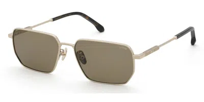 Lozza Sl2438 Luis Figo 300y Occhiali Da Sole Oro Per Uomo In Gold