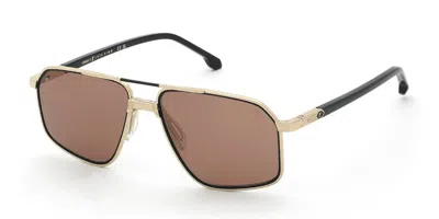 Lozza Sl2447 Luis Figo 0300 Men's Sunglasses Gold Size 58