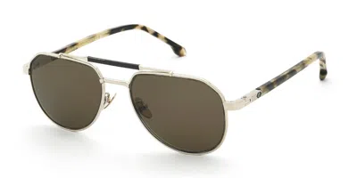 Lozza Sl2448 Luis Figo 0594 Men's Sunglasses Gold Size 56 In Multi