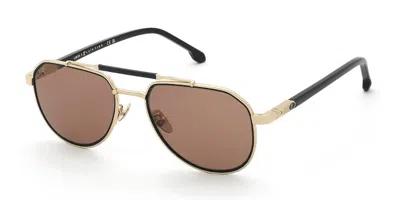 Lozza Sl2448 Luis Figo 300y Men's Sunglasses Gold Size 56 In Multi