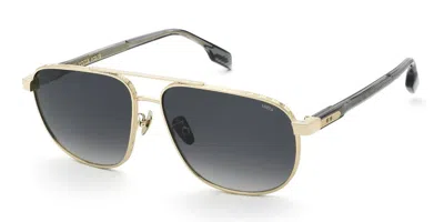 Lozza Sl2454m Crescendo 2 0300 Men's Sunglasses Gold Size 63 In Blue