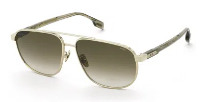 Lozza Sl2454m Crescendo 2 0594 Men's Sunglasses Gold Size 63 In Green