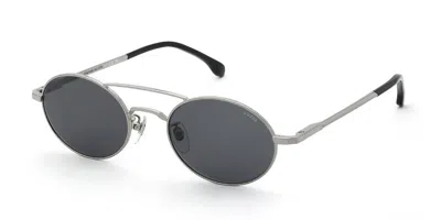 Lozza Sl2456 Pantelleria 3 509y Men's Sunglasses Silver Size 52 In Metallic