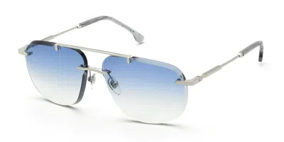 Lozza Sl2457 Alicudi 4 579y Men's Sunglasses Silver Size 62