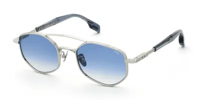 Lozza Sl2458m Aria 2 579b Men's Sunglasses Silver Size 53 In Multi