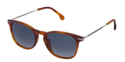 Lozza Sl4159m 0711 Occhiali Da Sole Tartarugatishell Per Uomo In Brown