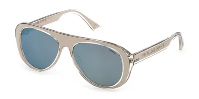 Lozza Sl4255v 880x Occhiali Da Sole Grigi Per Uomo In Gray