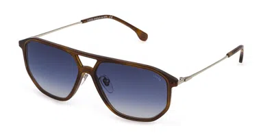 Lozza Sl4280 0706 Men's Sunglasses Tortoiseshell Size 58 In Brown