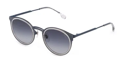 Lozza Sl4286 M79x Men's Sunglasses White Size 51 In Gray