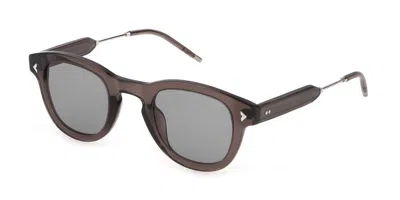 Lozza Sl4315 Sorrento 5 07ay Men's Sunglasses Brown Size 47