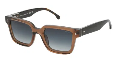 Lozza Sl4338 Sanremo 6 06me Men's Sunglasses Brown Size 52