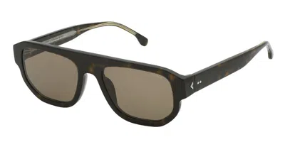 Lozza Sl4340 Rivera 5 0722 Men's Sunglasses Tortoiseshell Size 55 In Brown
