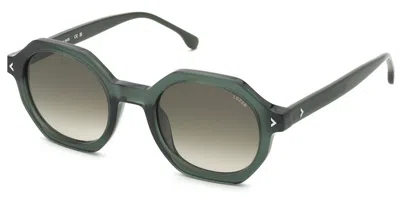 Lozza Sl4383 Elba 4 03ge Men's Sunglasses Green Size 50