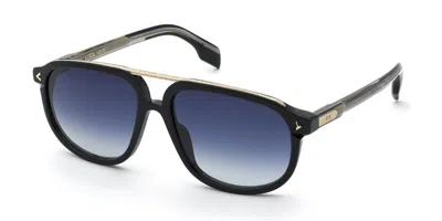 Lozza Sl4392m Adagio 9 Arte 0700 Occhiali Da Sole Neri Per Uomo In Black