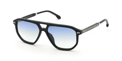 Lozza Sl4401 Luis Figo 0700 Occhiali Da Sole Neri Per Uomo In Black