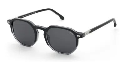 Lozza Sl4421 Luis Figo 01al Men's Sunglasses Black Size 53