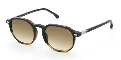 Lozza Sl4421 Luis Figo 0u64 Men's Sunglasses Tortoiseshell Size 53 In Multi