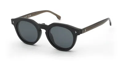 Lozza Ul4409 Sassari 4 With Clip-on 1ckp Men's Glasses Burgundy Size 50 - Free Lenses - Blue Light Block A In Black