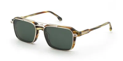 Lozza Ul4412 Luis Figo With Clip-on 836p Occhiali Da Vista Marroni Per Uomo (solo Montatura)