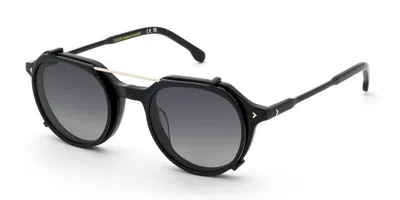 Lozza Ul4426 Volterra 2 With Clip-on 700z Men's Glasses Black Size 51 - Free Lenses - Blue Light Block Ava