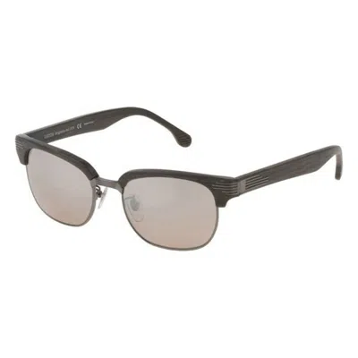 Lozza Unisex Sunglasses  Sl2253m  52 Mm Gbby2 In Black