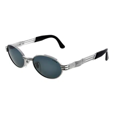 Pre-owned Lozza Vintage Sunglasses Made By  In Italy. Oval 80s Sunglasses [never Worn] In Black