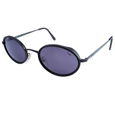Pre-owned Lozza Vintage Sunglasses Steampunk In Black