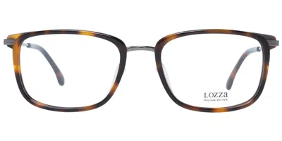 Lozza Vl2307 Men's Glasses, Tortoiseshell, Size 54 In Brown
