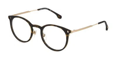 Lozza Vl2376 Men's Glasses, Tortoiseshell, Size 48 In Brown