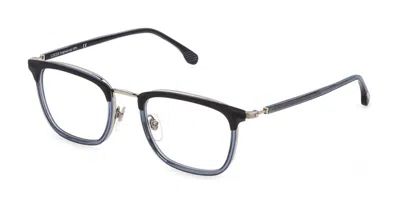 Lozza Vl2384 06mx Men's Glasses Blue Size 51 - Free Lenses - Blue Light Block Available