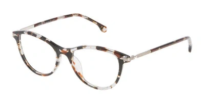 Lozza Vl4090 Women's Glasses, Brown, Size 50