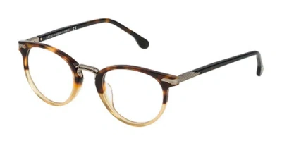 Lozza Vl4098 Men's Glasses, Tortoiseshell, Size 48 In Brown