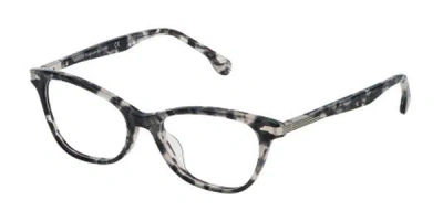Lozza Vl4120 096n Women's Glasses Black Size 51 - Free Lenses - Blue Light Block Available