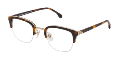 Lozza Vl4145 Men's Glasses, Tortoiseshell, Size 48 In Brown