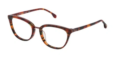Lozza Vl4146 Men's Glasses, Tortoiseshell, Size 52 In Brown